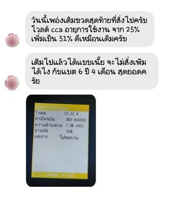 น้ำยาฟื้นฟูแบตเตอรี่ 2,200 รีวิว พาวเวอร์อัพของแท้ยี่ห้อแรก