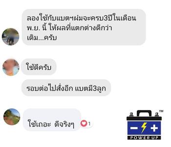 น้ำยาฟื้นฟูแบตเตอรี่ 2,200 รีวิว พาวเวอร์อัพของแท้ยี่ห้อแรก