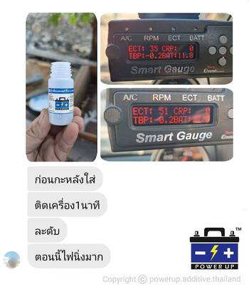 น้ำยาฟื้นฟูแบตเตอรี่ 2,200 รีวิว พาวเวอร์อัพของแท้ยี่ห้อแรก