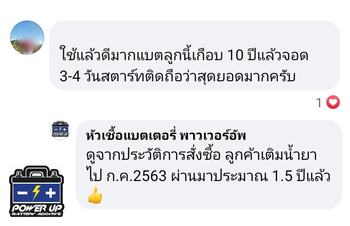 น้ำยาฟื้นฟูแบตเตอรี่ 2,200 รีวิว พาวเวอร์อัพของแท้ยี่ห้อแรก