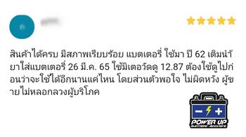 น้ำยาฟื้นฟูแบตเตอรี่ 2,200 รีวิว พาวเวอร์อัพของแท้ยี่ห้อแรก