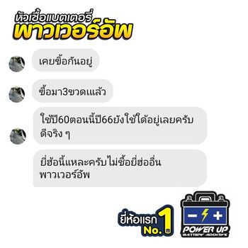 น้ำยาฟื้นฟูแบตเตอรี่ 2,200 รีวิว พาวเวอร์อัพของแท้ยี่ห้อแรก