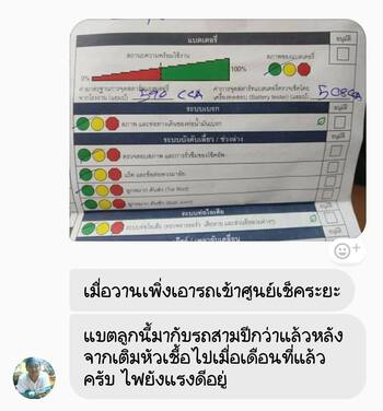 น้ำยาฟื้นฟูแบตเตอรี่ 2,200 รีวิว พาวเวอร์อัพของแท้ยี่ห้อแรก